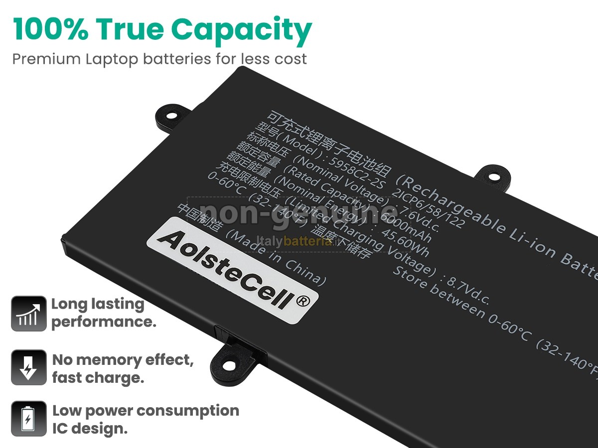 Batteria per Mechrevo 5958C2-2S