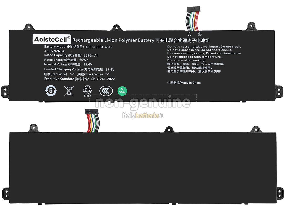 Batteria per Mechrevo 16-7602