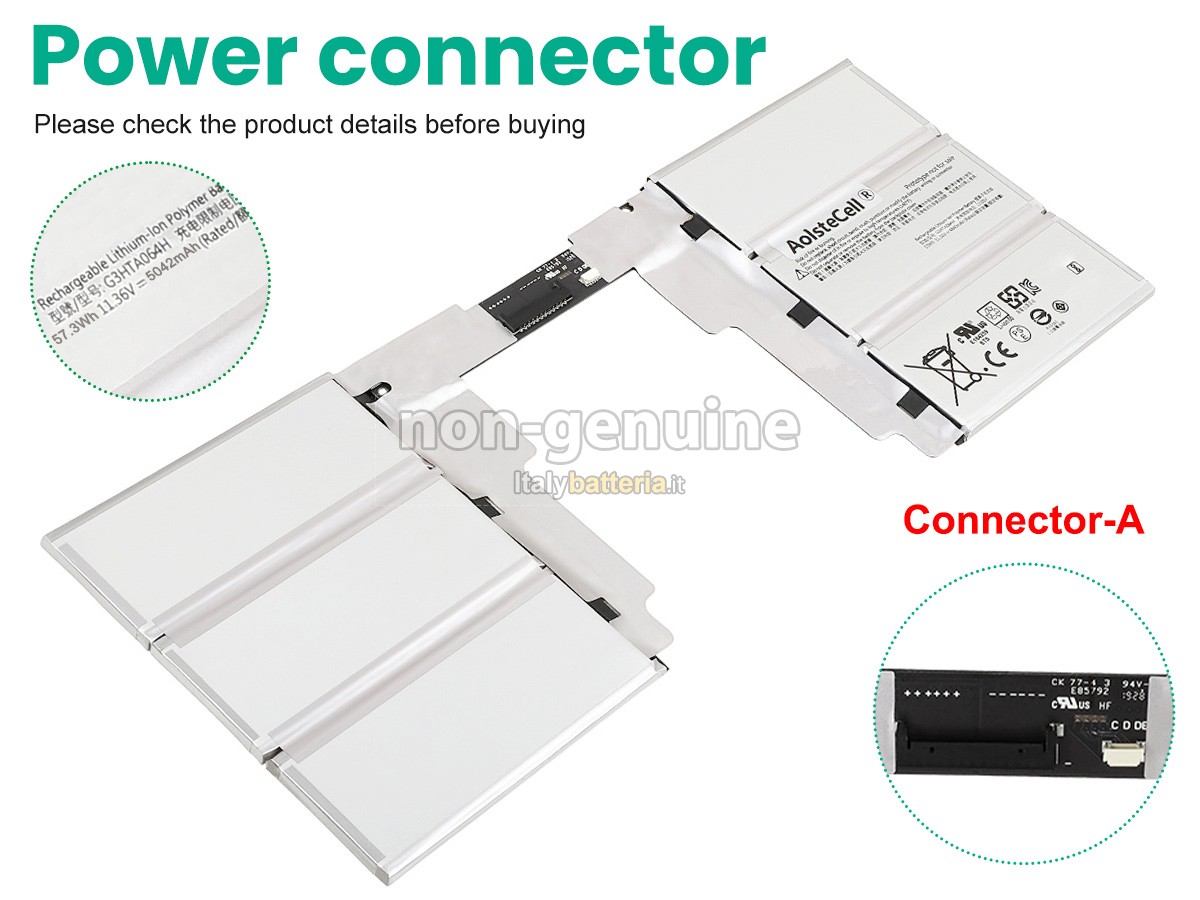 Batteria per Microsoft Surface BOOK 2 1832
