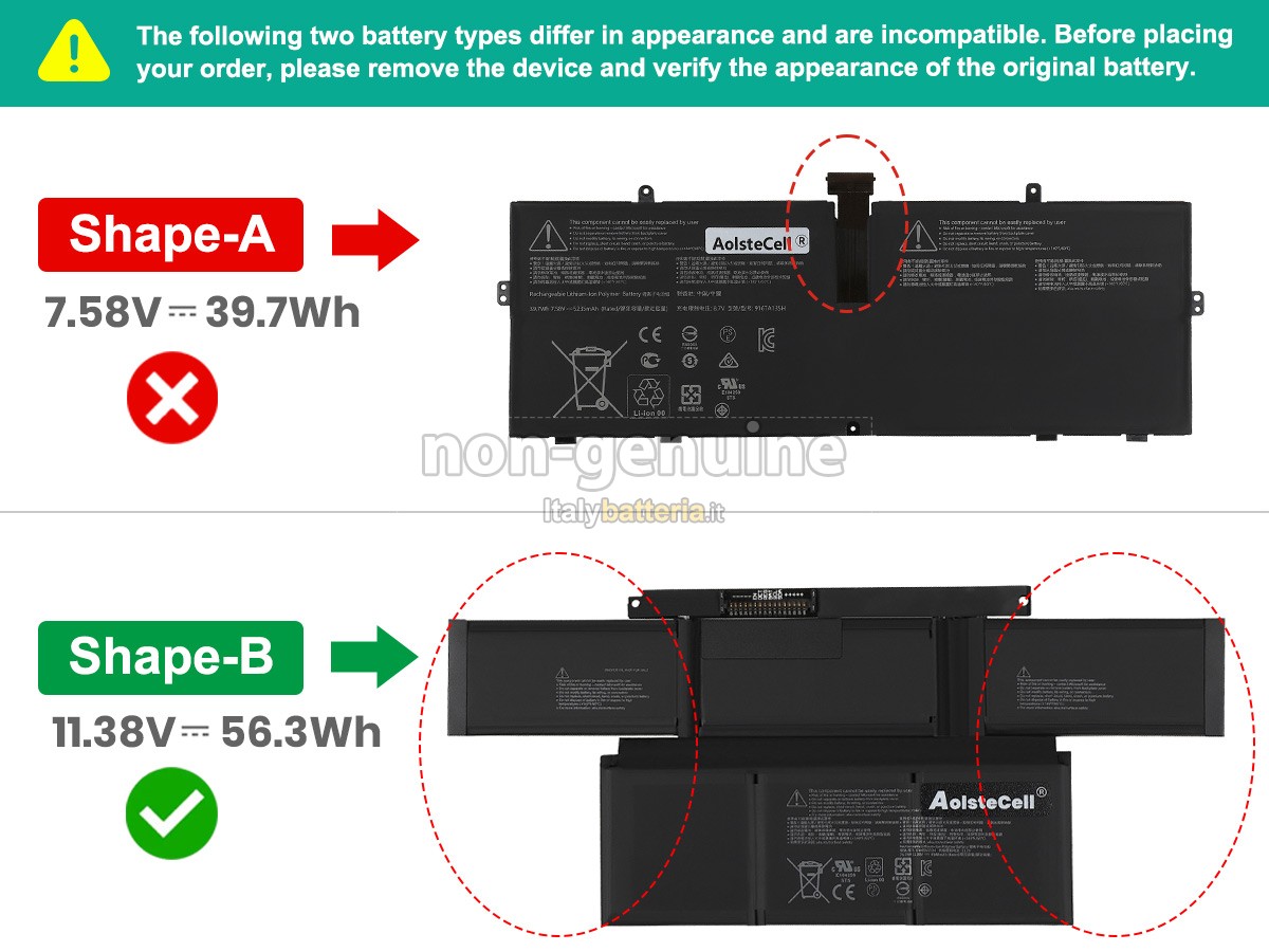 Batteria per Microsoft Surface LAPTOP STUDIO 1943