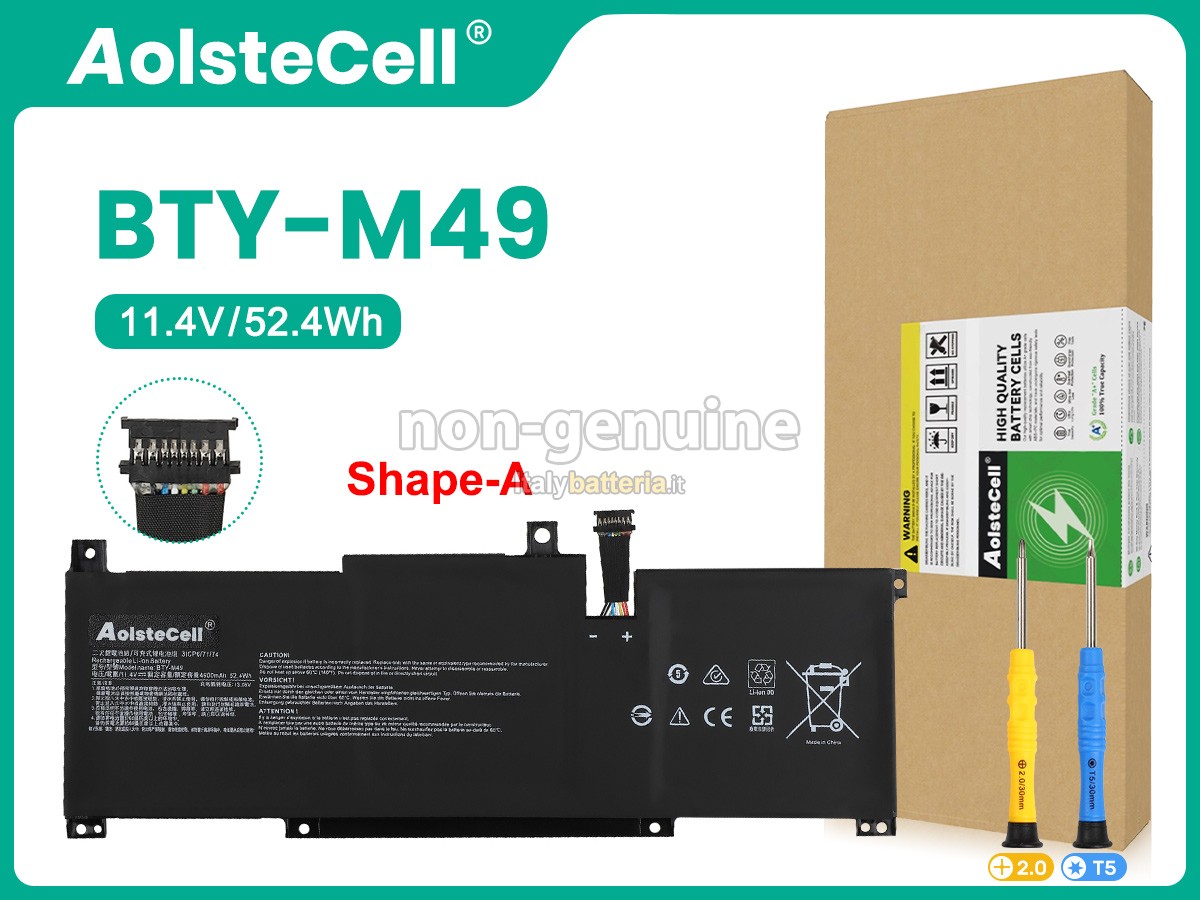 Batteria per MSI PRESTIGE 14 A12UC