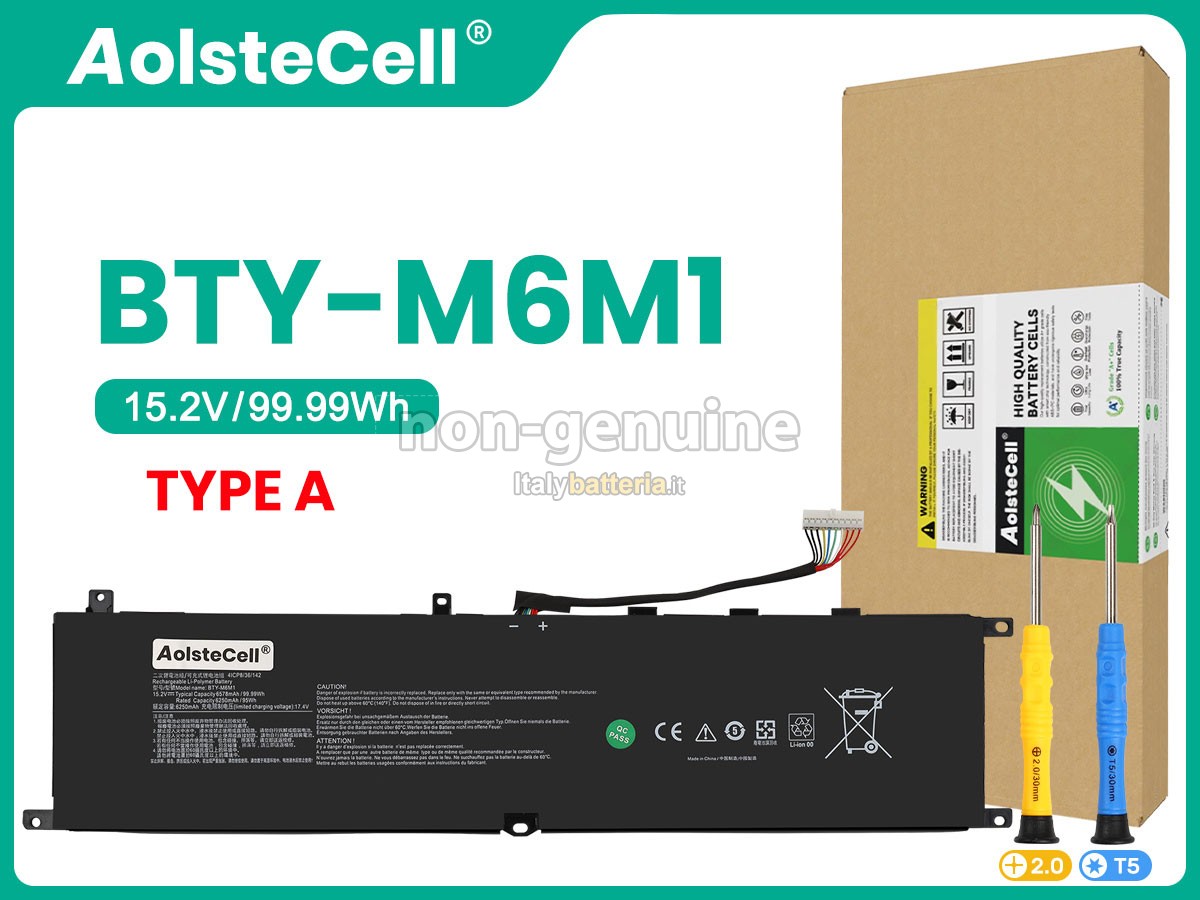 Batteria per MSI STEALTH GS77 12U