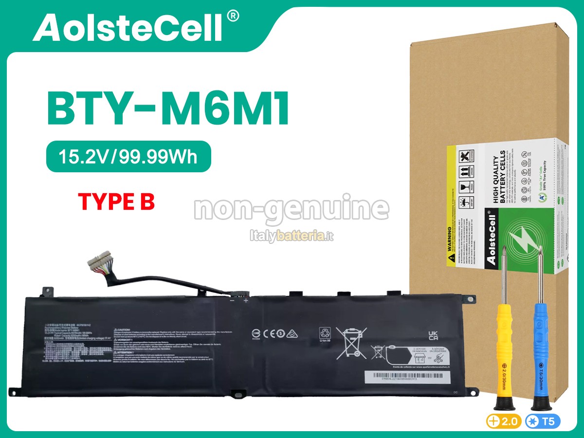 Batteria per MSI STEALTH GS77 12U