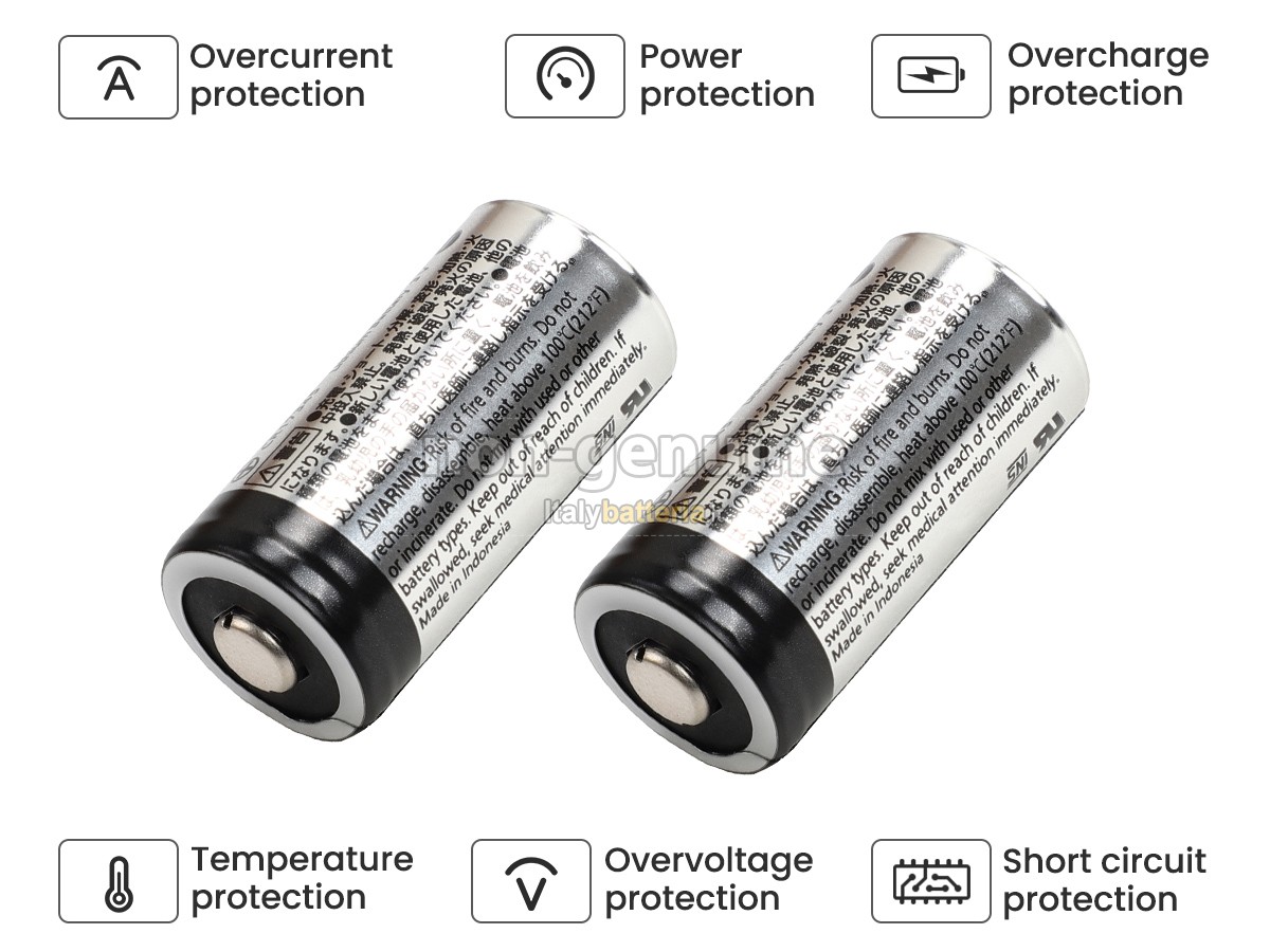 Batteria per Panasonic CR123A