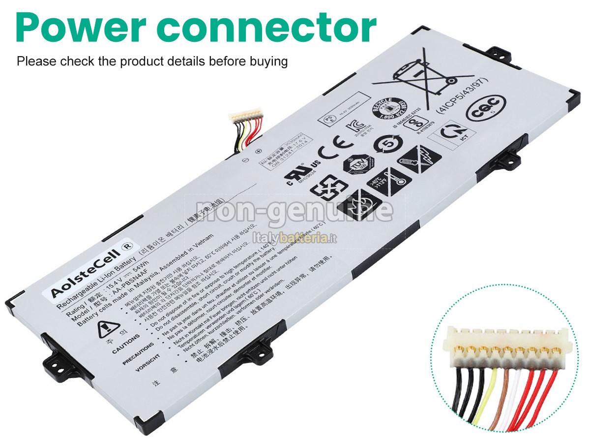 Batteria per Samsung NP750XDA