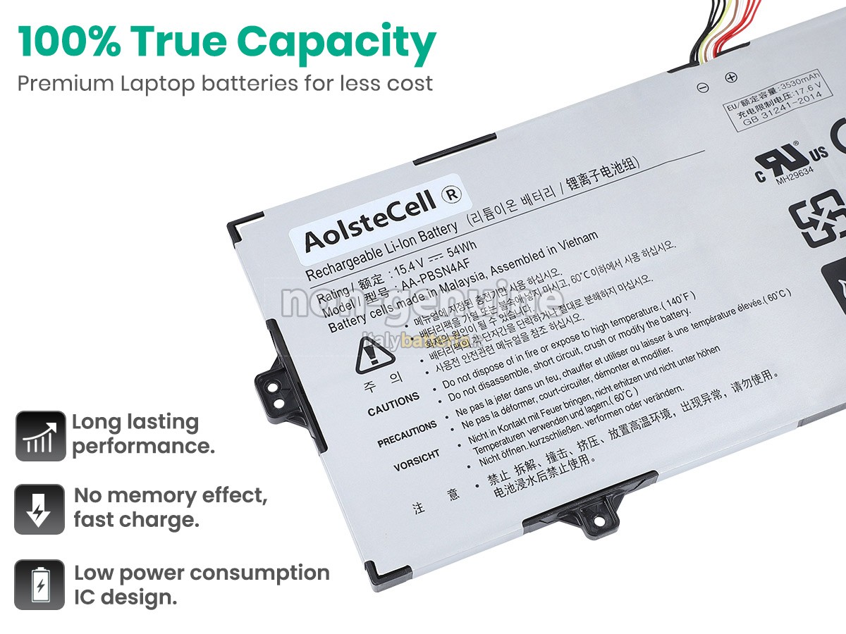 Batteria per Samsung NP750XDA