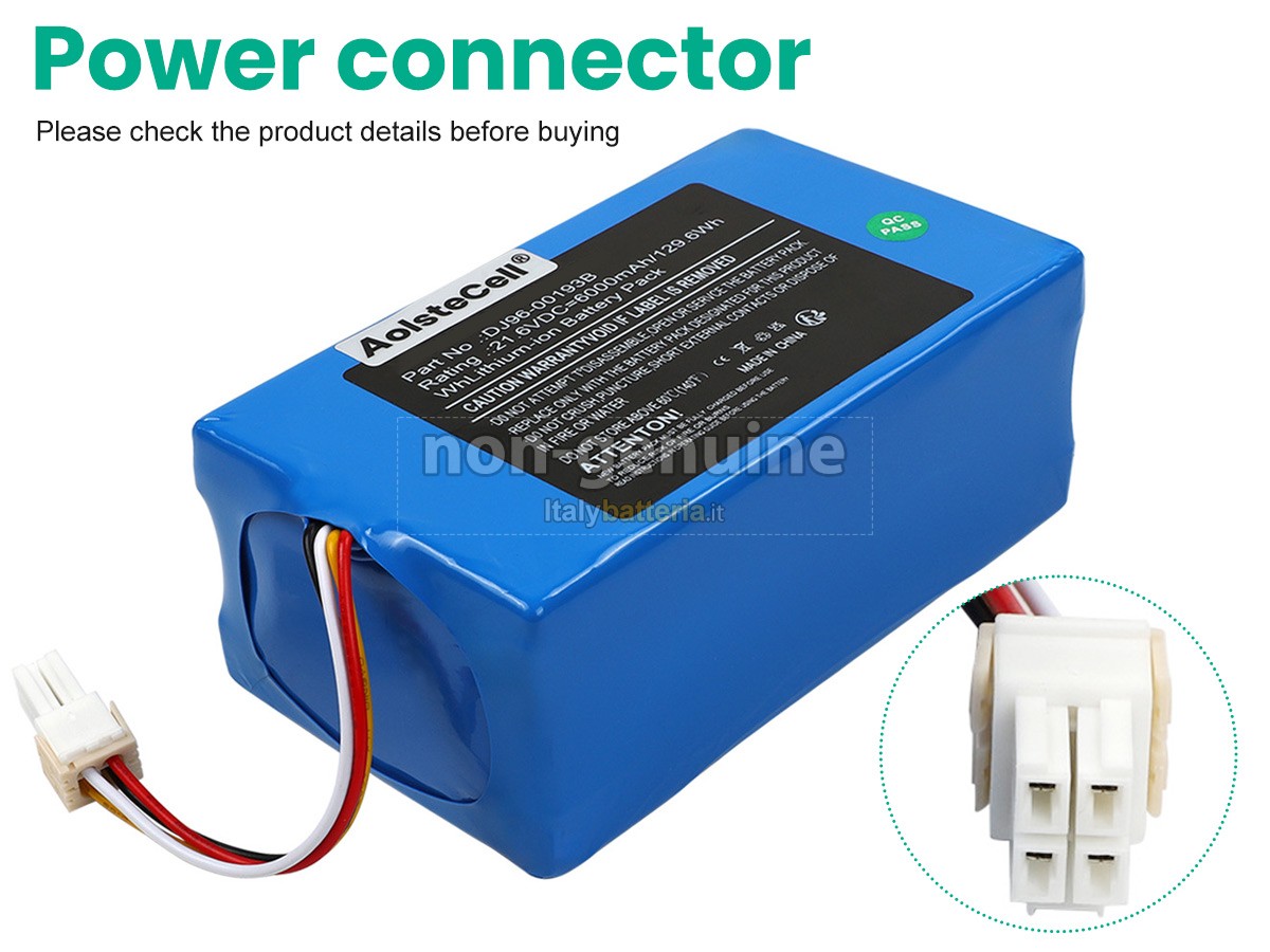 Batteria per Samsung VCA-RBT72