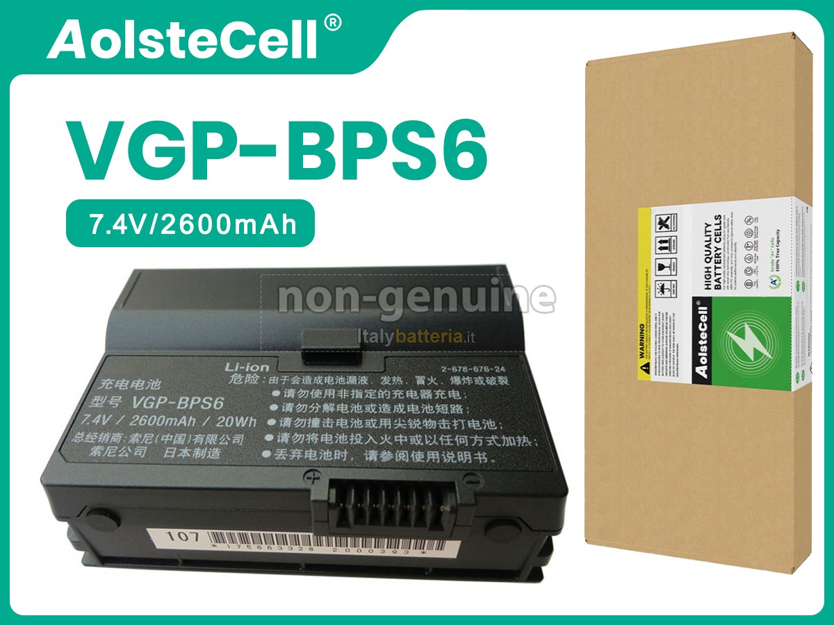 Batteria per Sony VAIO VGN-UX007