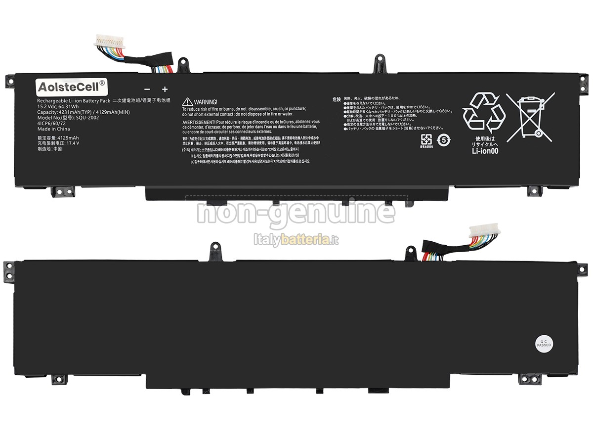 Batteria per Thunderobot SQU-2002