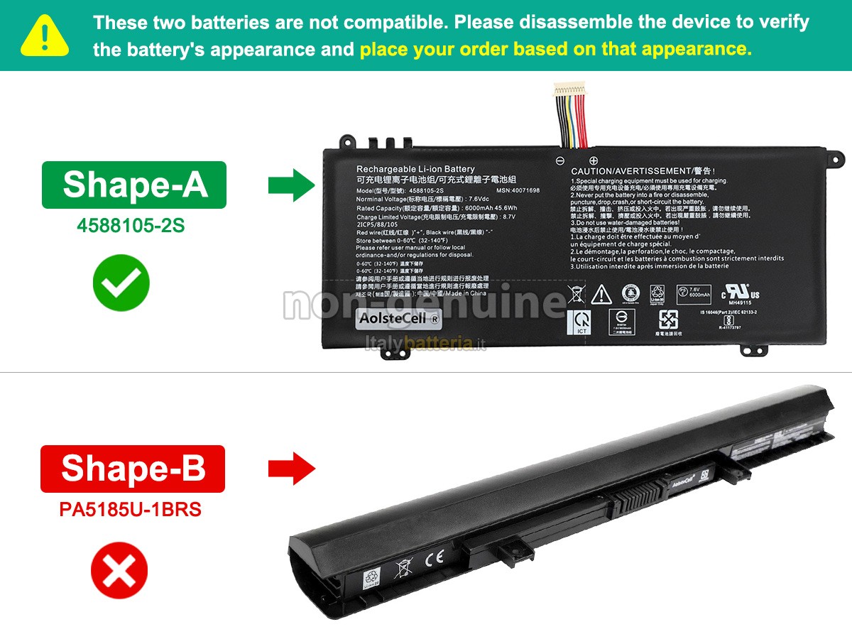 Batteria per Toshiba Satellite C50D-B
