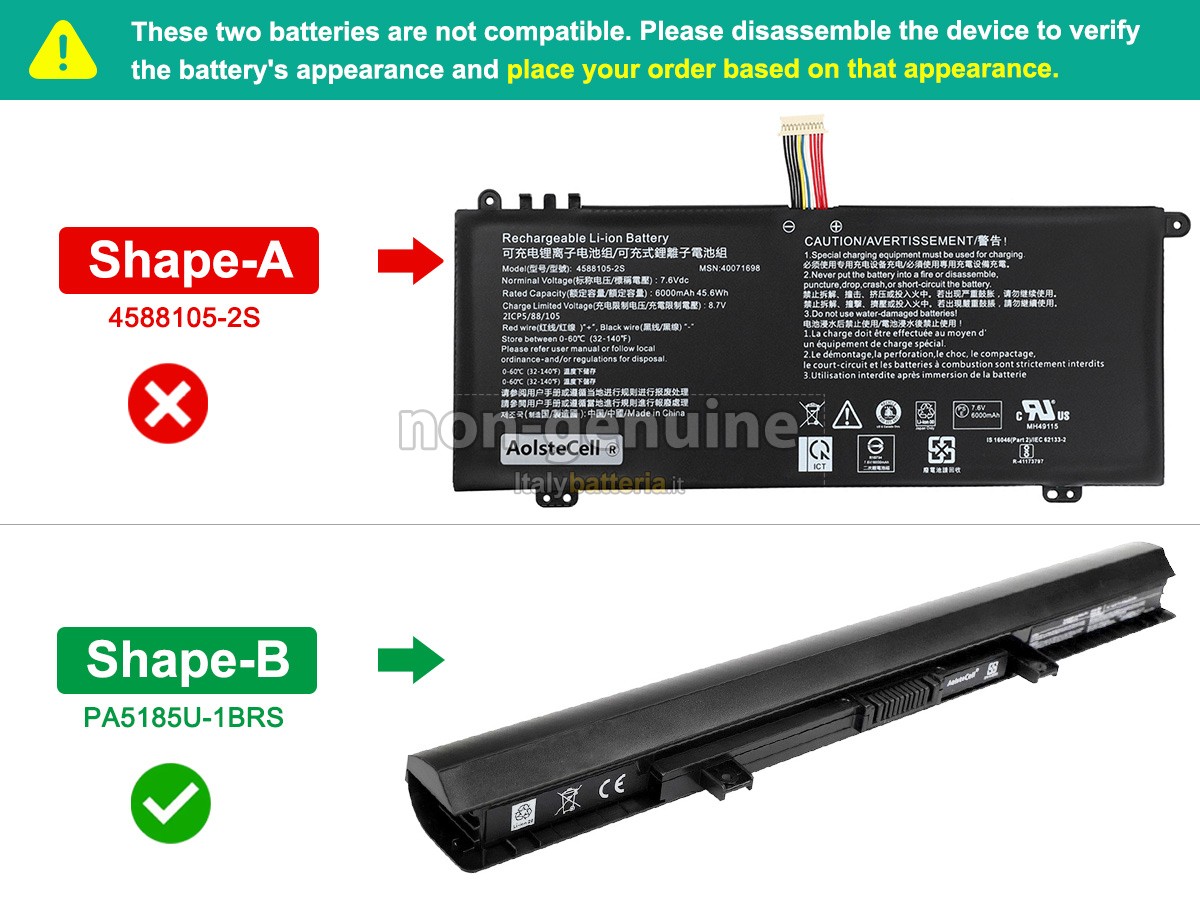 Batteria per Toshiba Satellite C50D-B