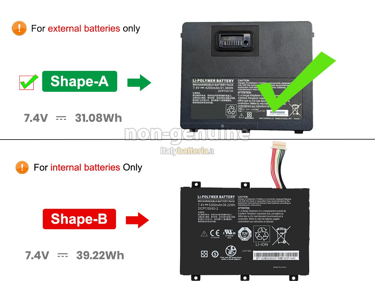 Batteria per Xplore XSLATE IX101B1